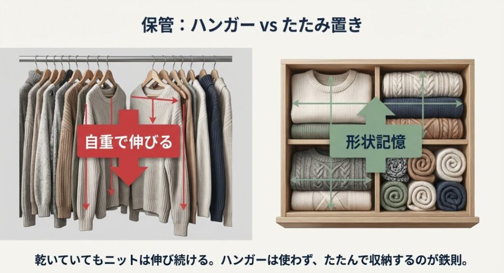 。重力の支点を分散させるだけで、乾燥後のシルエットが驚くほど変わります。