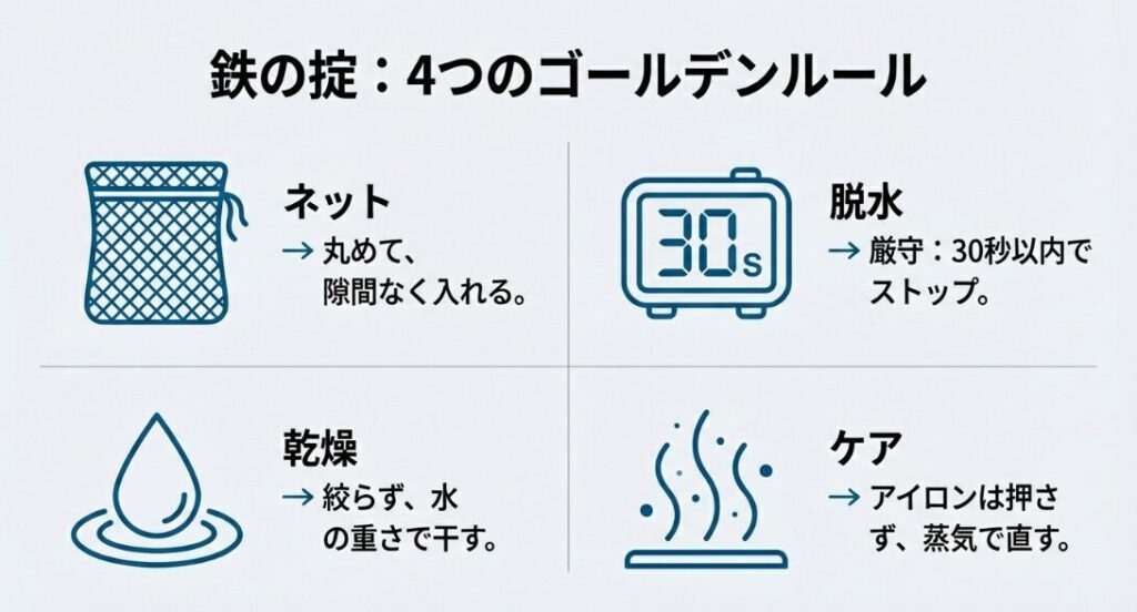 プリーツスカートの洗濯で失敗しないため