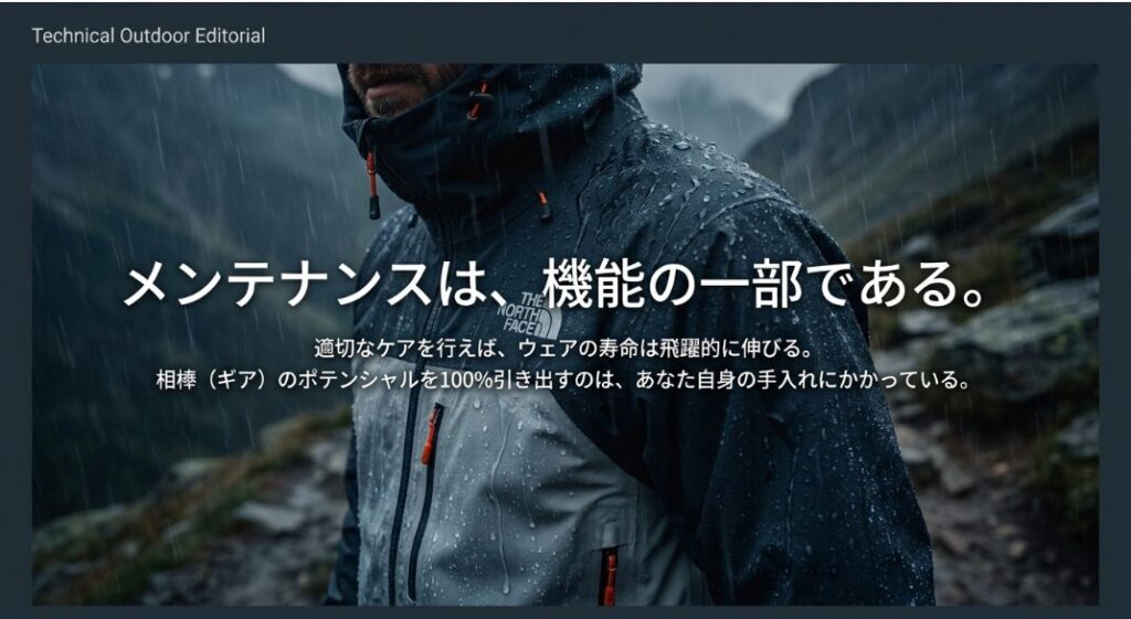 メンテナンスは「修理」ではありません。