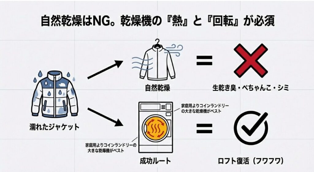 乾いた後に現れる輪ジミや異臭を招く乾燥の落とし穴