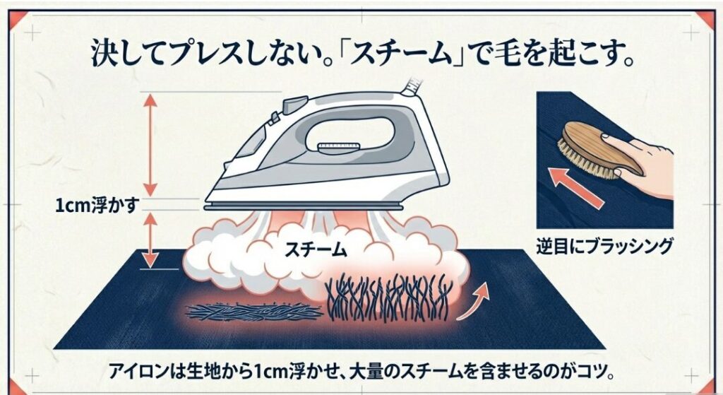 大量のスチーム（蒸気）だけを送り込む