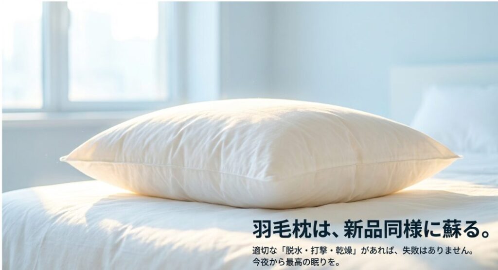 失敗は成功の母！愛用の枕と長く付き合うための卒業検定