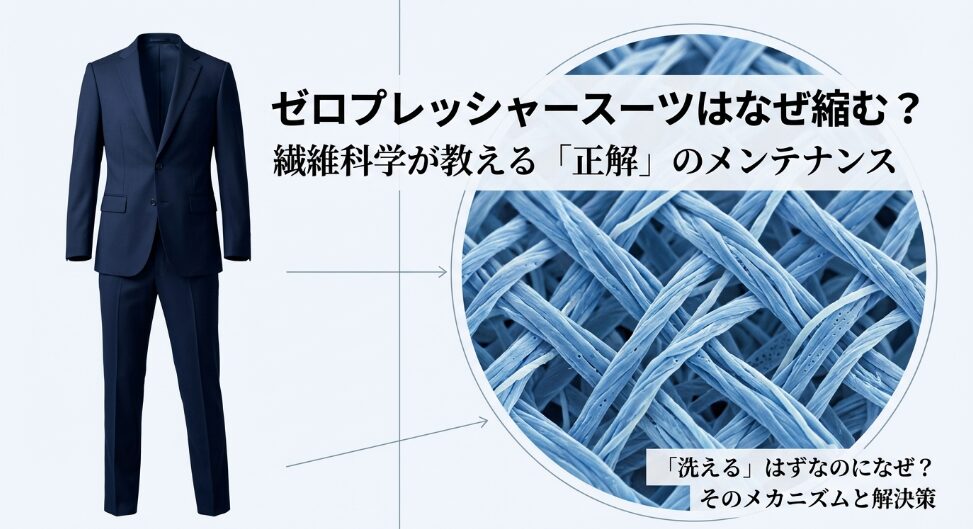 洋服の青山のゼロプレッシャースーツの洗濯方法