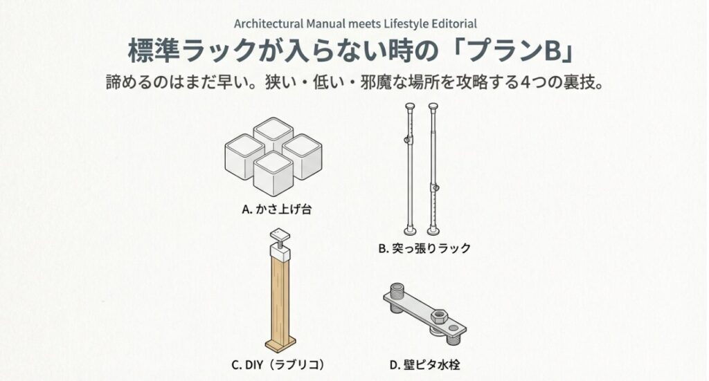 洗濯機のラックの失敗を防ぐ解決法
