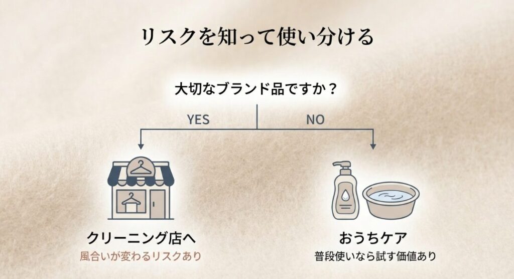 自宅ケアかプロの復元加工か？明暗を分ける判断基準