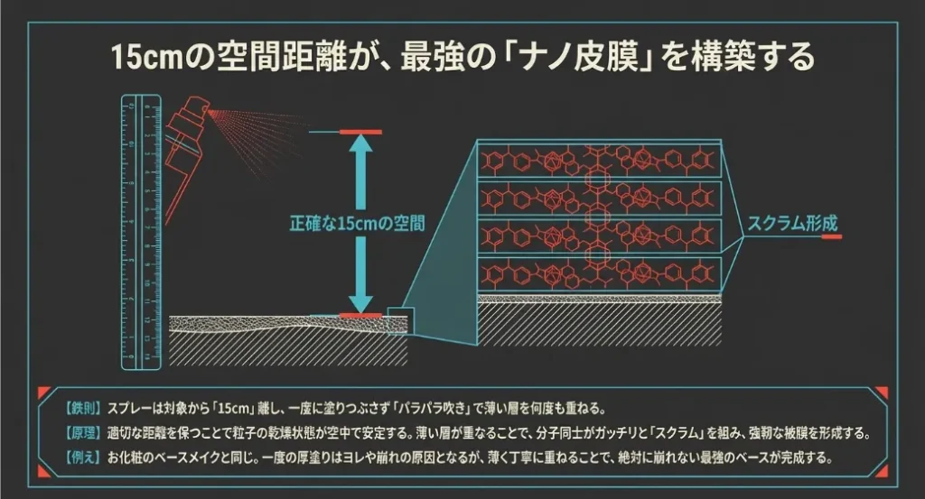 15センチの魔法！一度に塗らず「薄い層」を重ねて定着