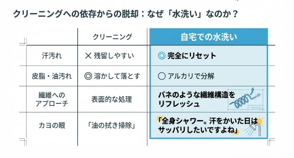 おうち洗濯こそが「新品のシャキッと感」を一生守る正解です