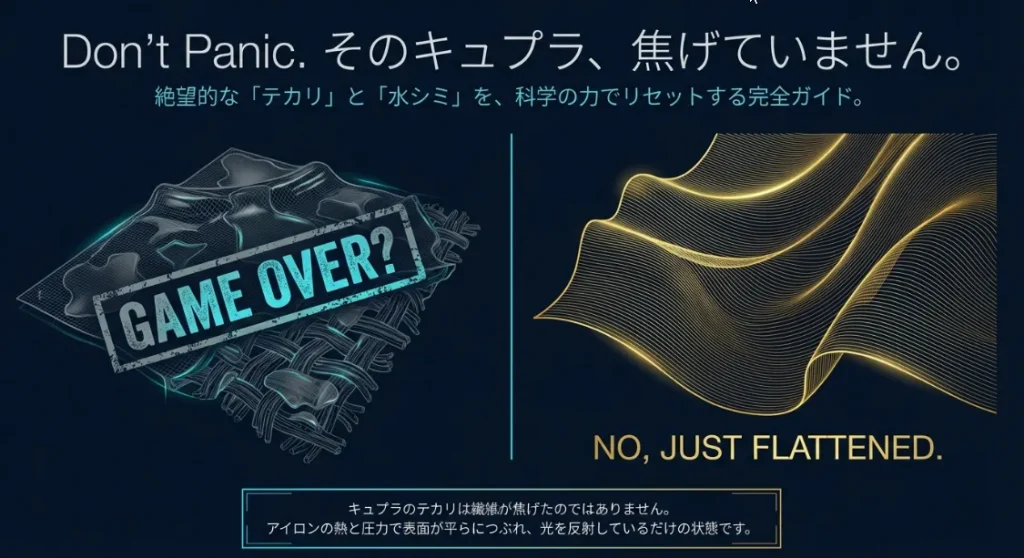 そのテカリは「焦げ」じゃない！光の反射を整えれば戻る