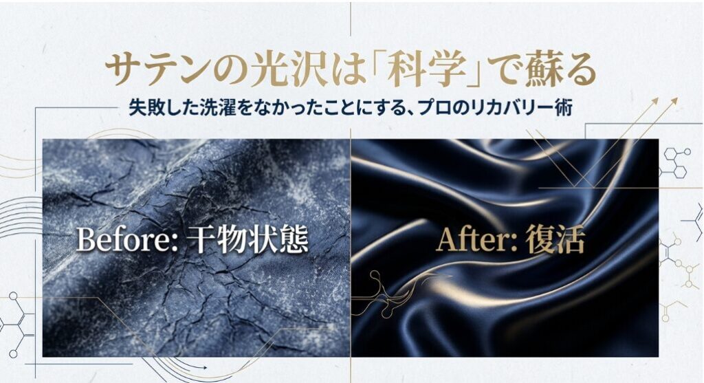 サテン生地の洗濯