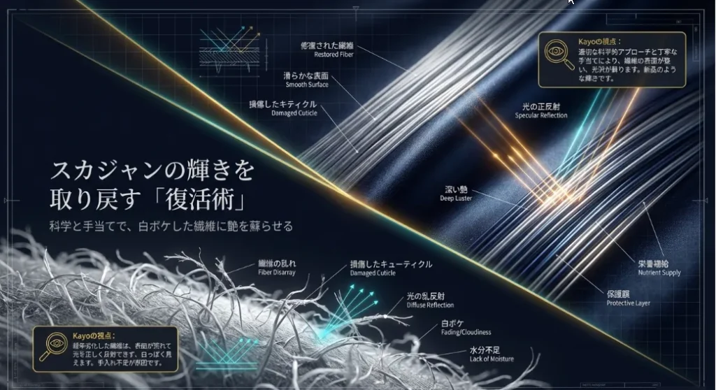 スカジャンの洗濯失敗