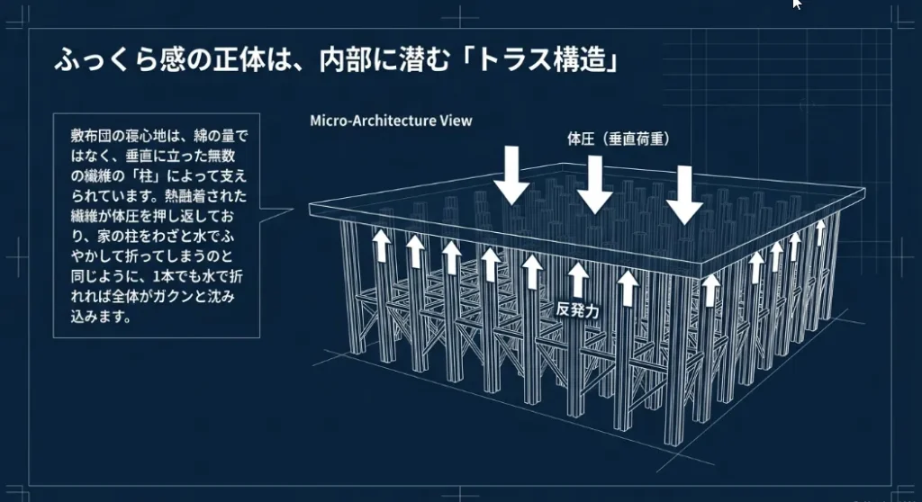 ニトリの敷布団を洗うと寝心地が二度と戻らない科学的な理由