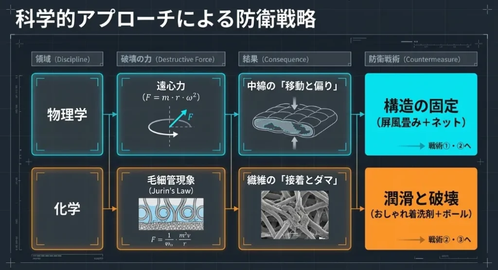 ペタンコを救う乾燥術！ドライヤーボールで空気を送り込む
