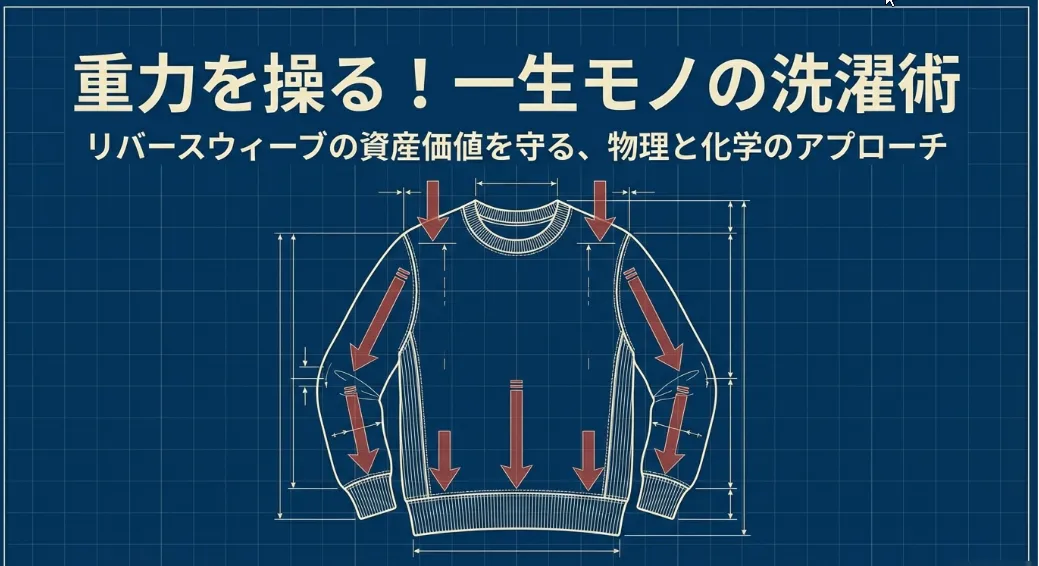 リバースウィーブの洗濯方法