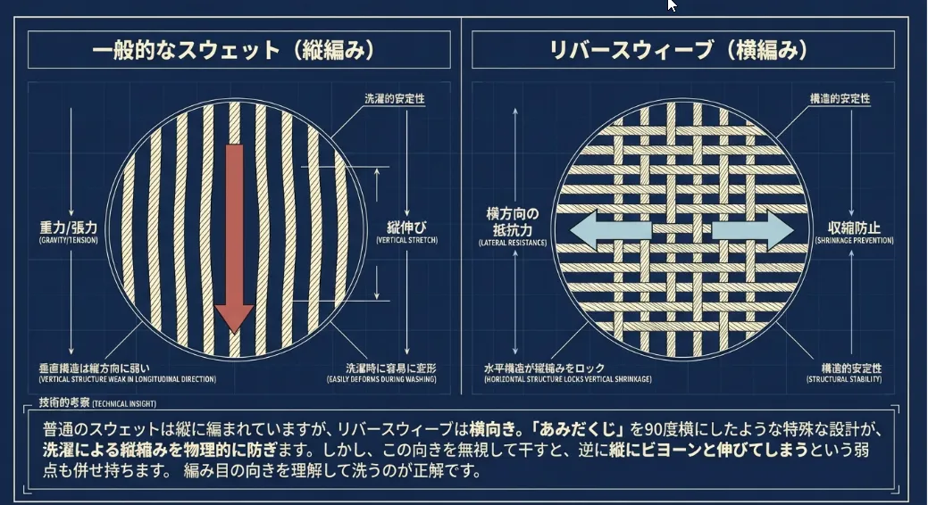 リバースウィーブを洗うことは衣類と向き合う最高の対話です