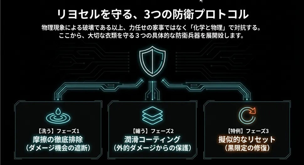 大切な一着を死守する「非接触型」の静止洗いプロトコル