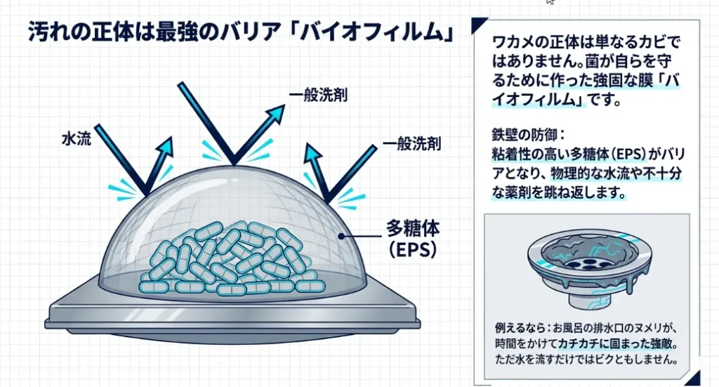 掃除してもワカメが止まらない？原因は「剥離」のしすぎです