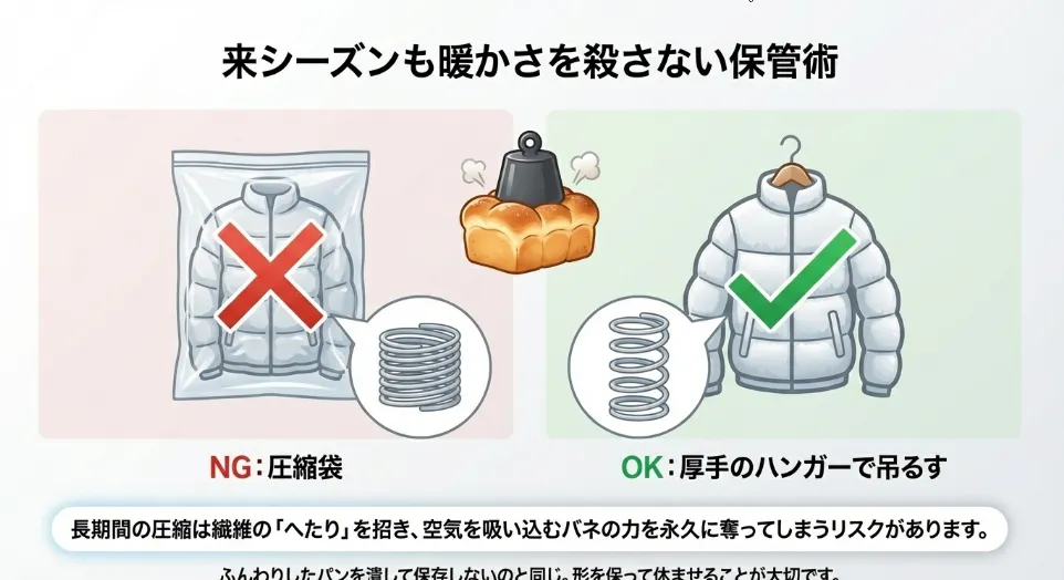 来シーズンも暖かく！性能を殺さない賢い保管術