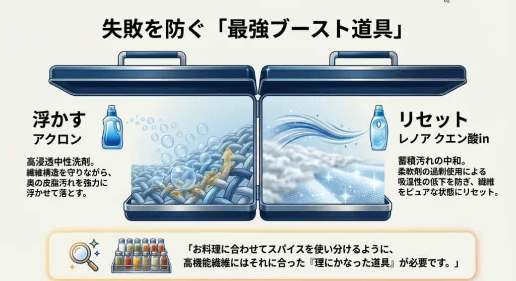 機能を呼び戻すために選び抜いた再生ブーストアイテム一覧