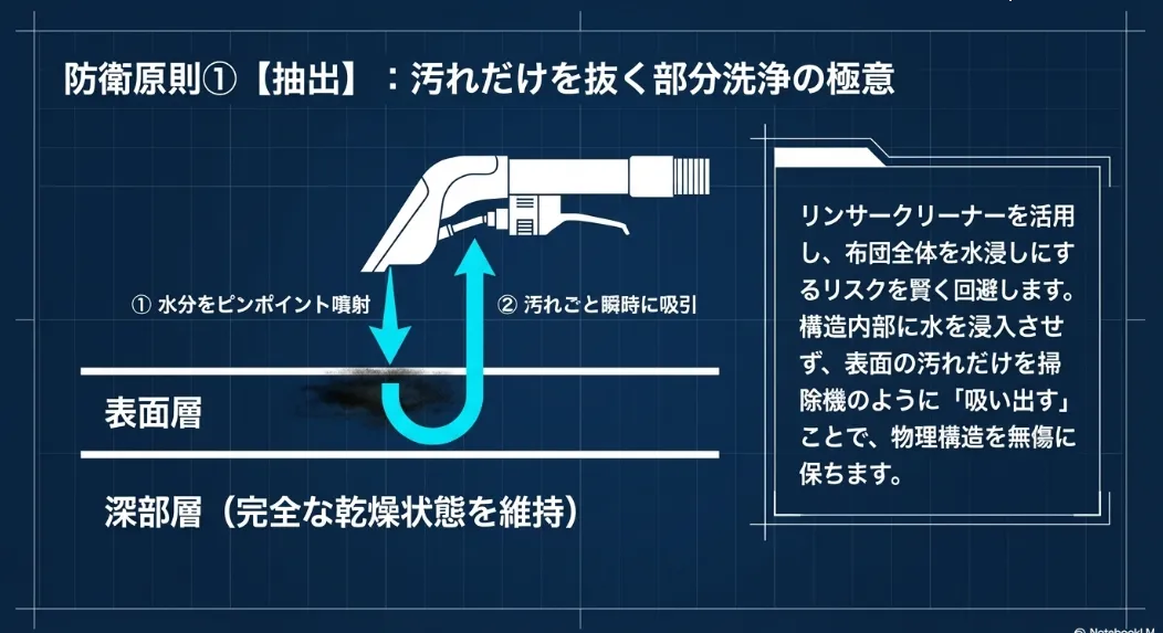 汚れた部分だけを抜き出すリンサークリーナーの活用術