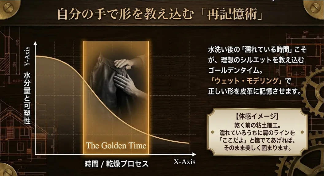 濡れた今がチャンス！自分の手で肩のラインを造形するコツ