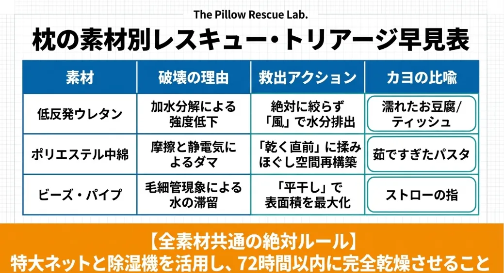 科学的なケアで大切な枕を最高の相棒に戻そう