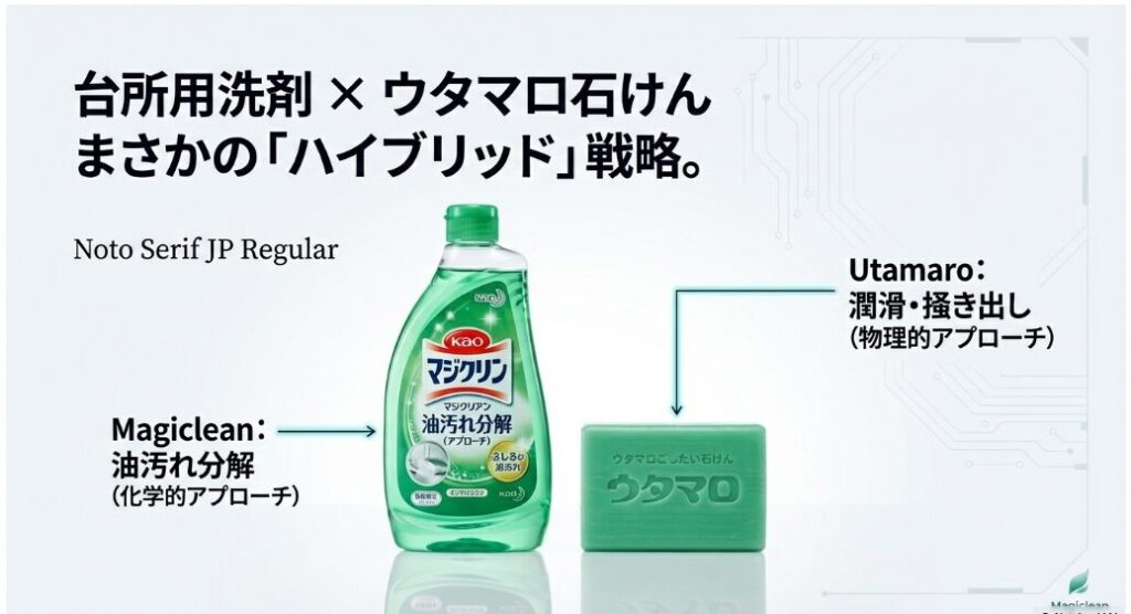 粒子を解放する「マジックリン」