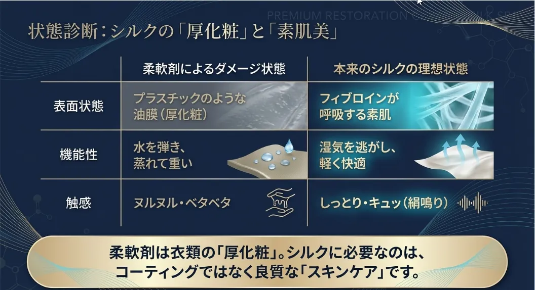 表面が油で固まるとベタつきや黄ばみの原因に