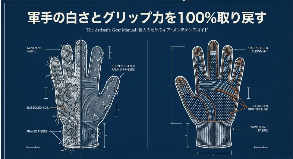 軍手の洗濯方法